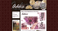 Desktop Screenshot of adoro-drums.de
